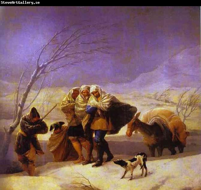 Francisco Jose de Goya The Snowstorm